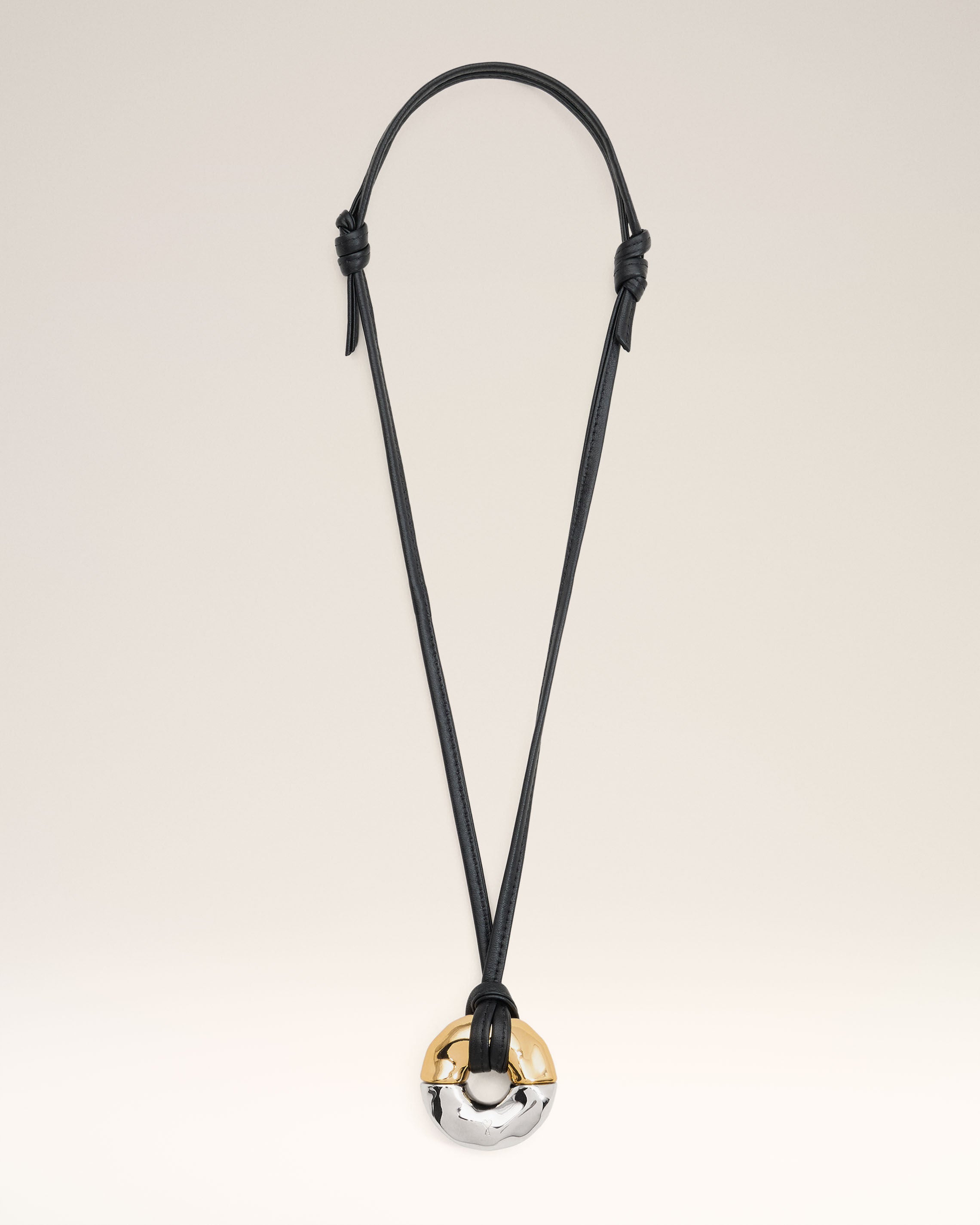 Gold Brass Dune Necklace - 4
