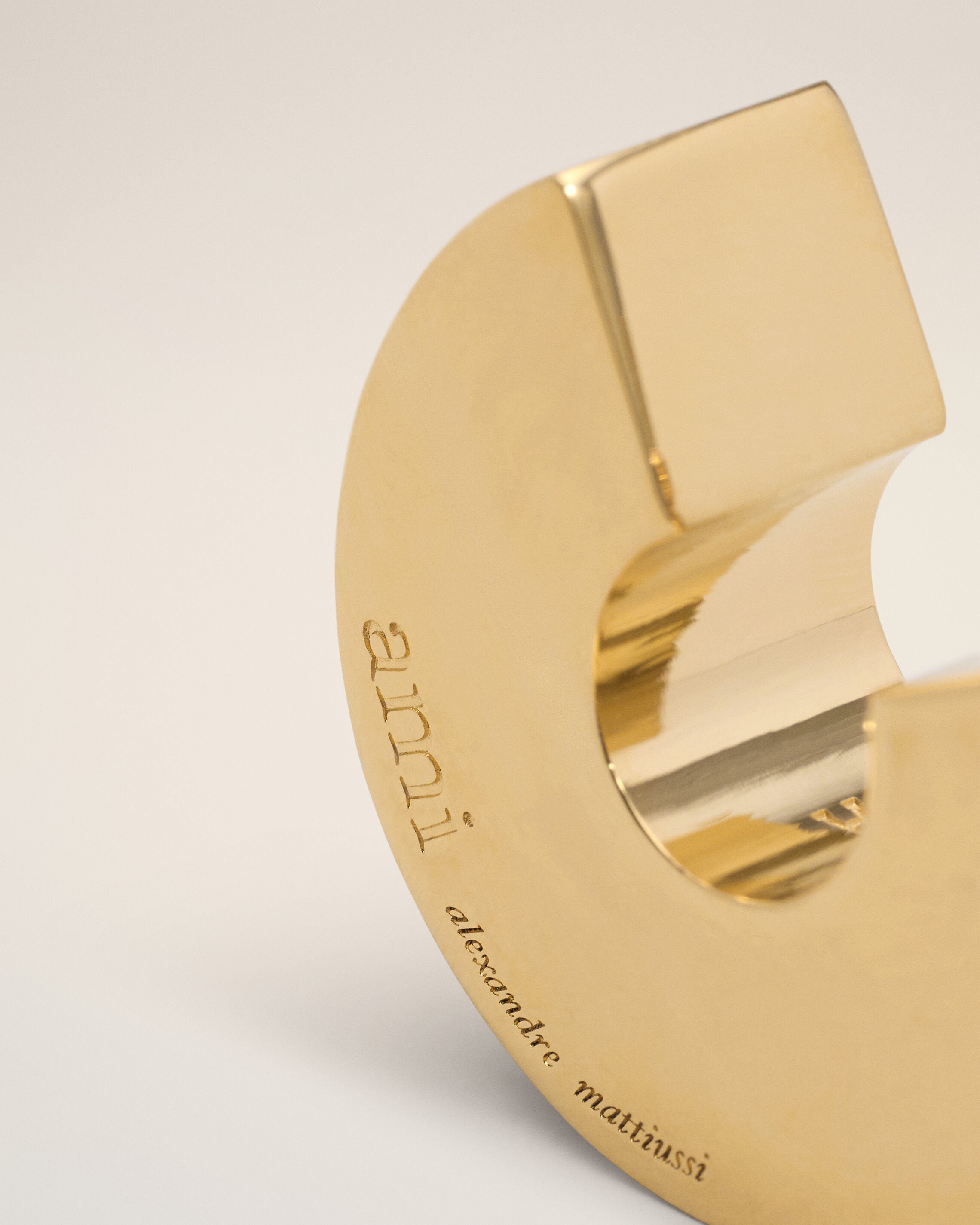 Black Brass Rivage Hoops - 8
