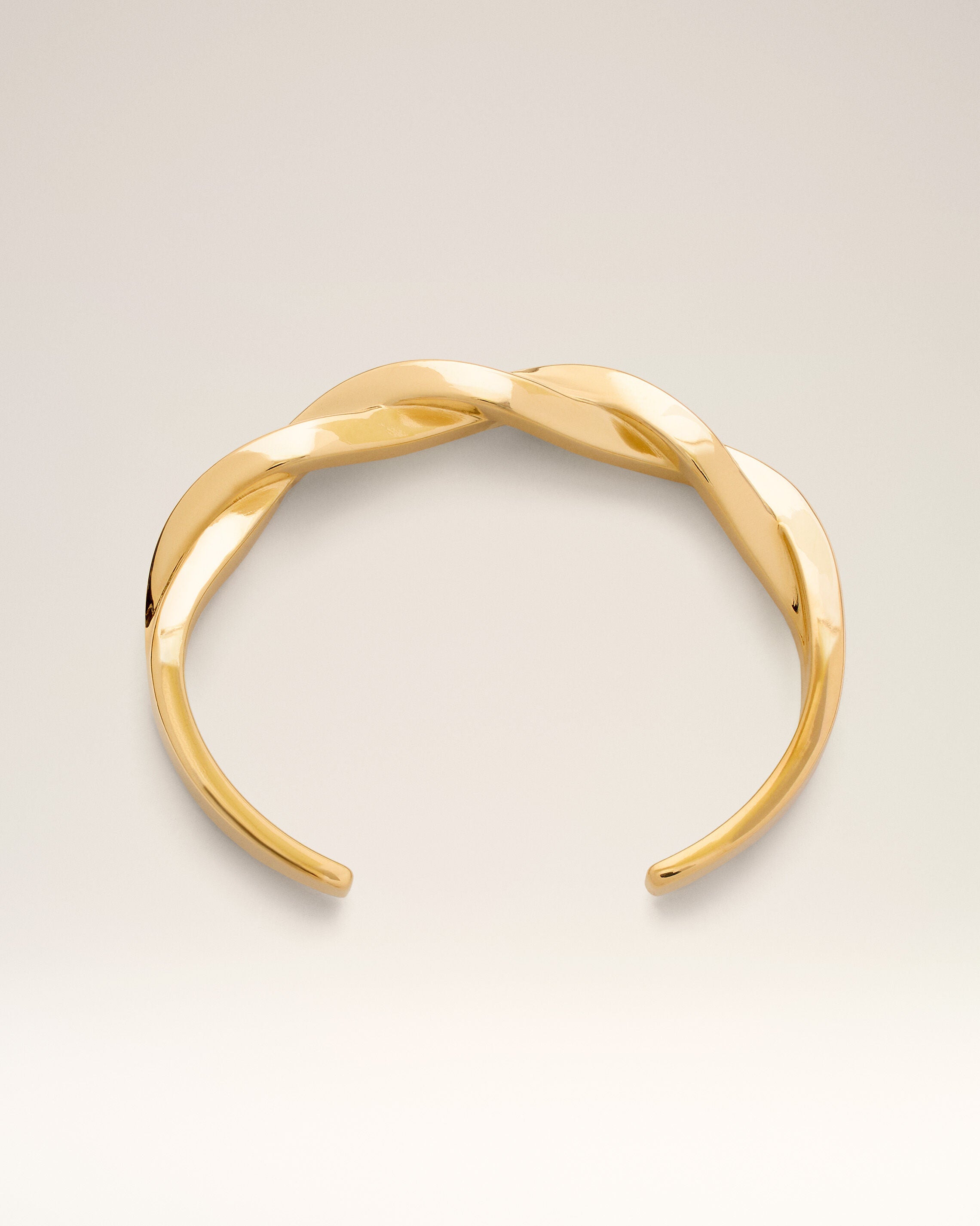 Gold Brass Tresse Bracelet - 1