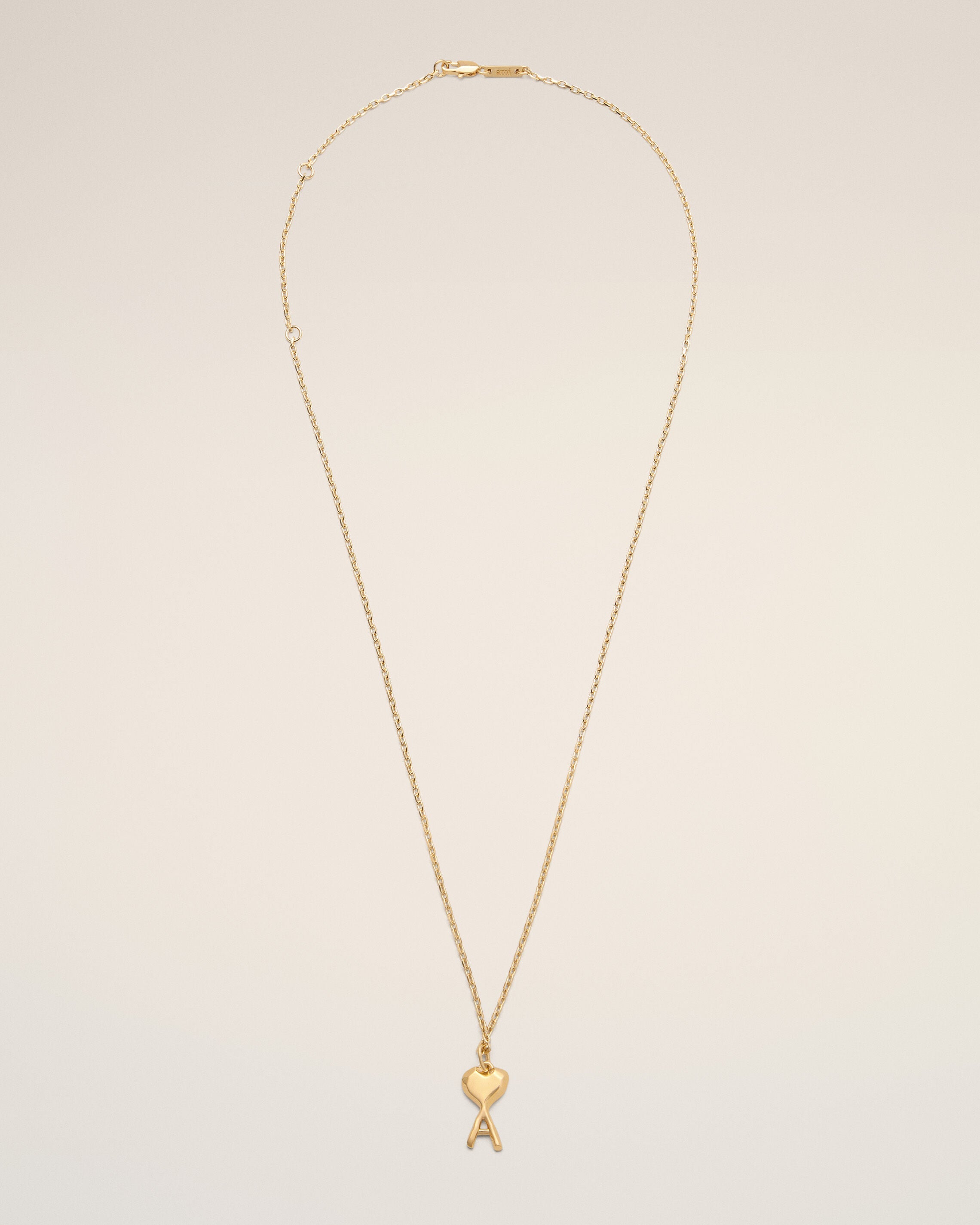 ami ゴールドネックレス ゴールドブラス Ami De Coeur スモールハンマード ネックレス ゴールド
