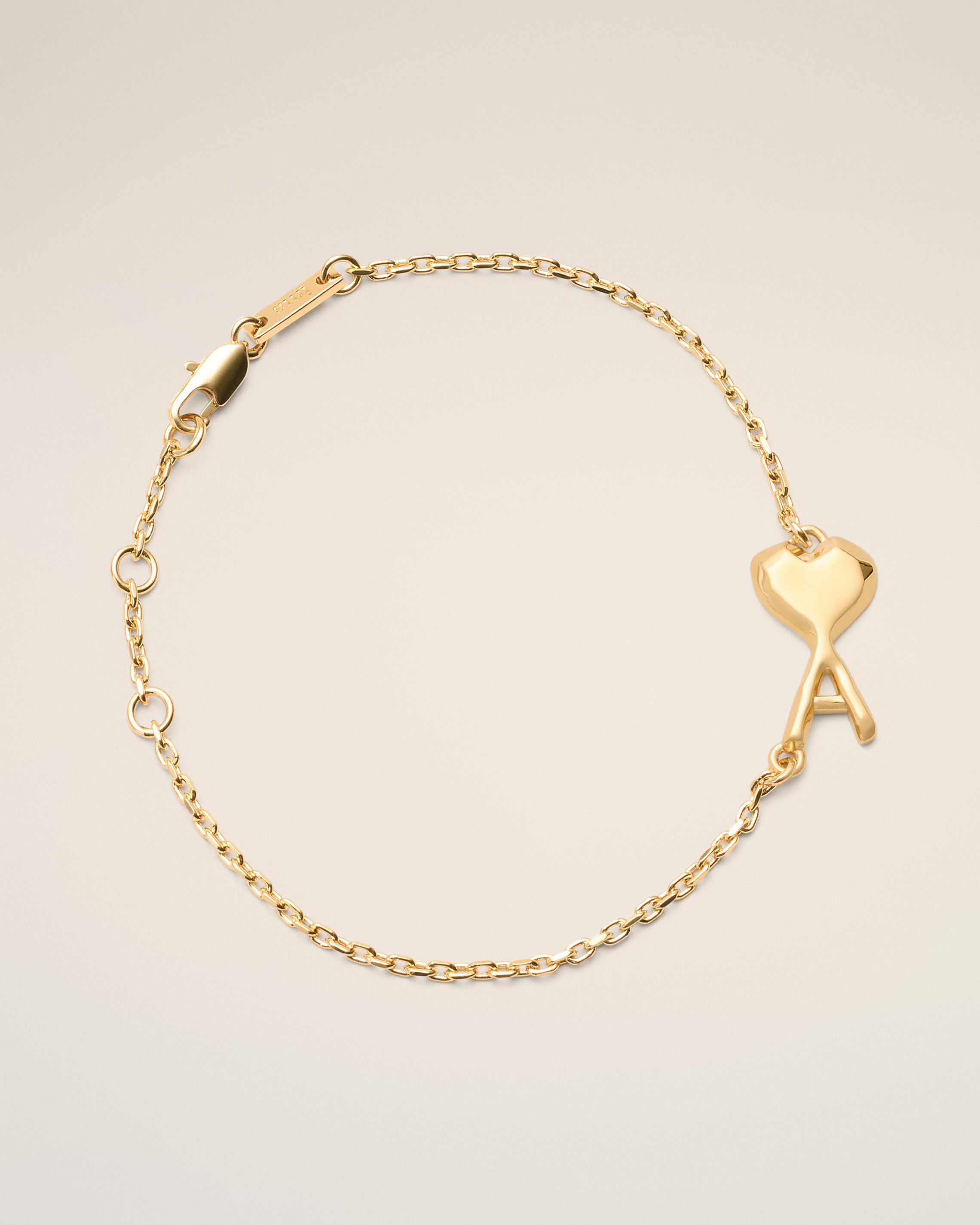 ゴールド ブラス Ami De Coeur スモールハンマード ブレスレット