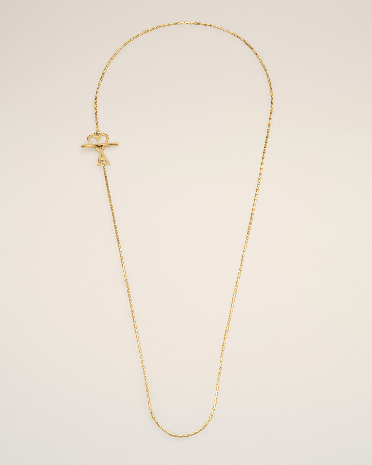 Collier Chaine Doré en laiton Ami De Coeur - 1