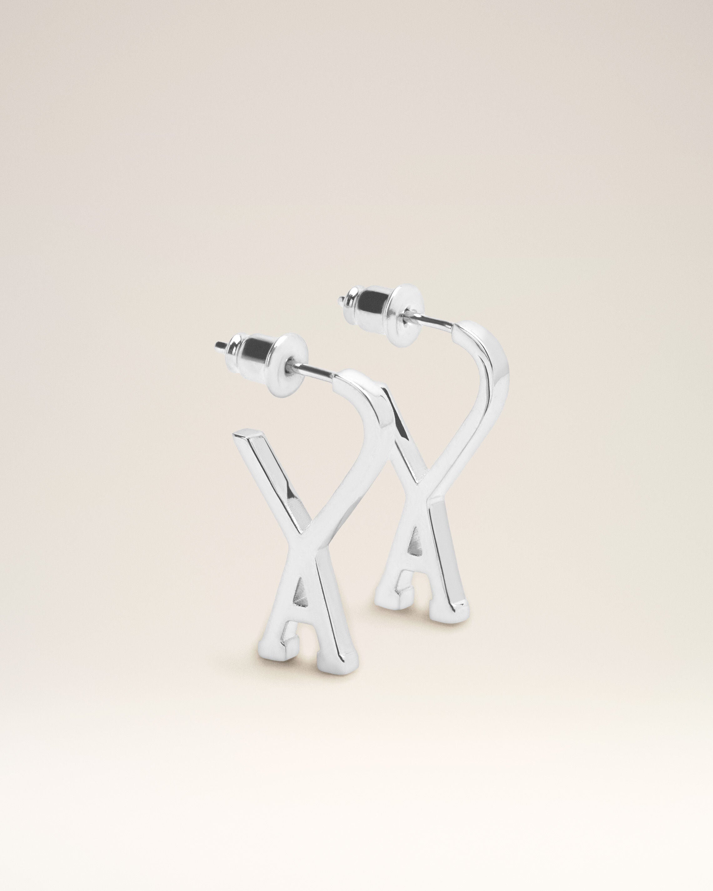 Ami De Coeur スモール フープイヤリング シルバー | AMI PARIS