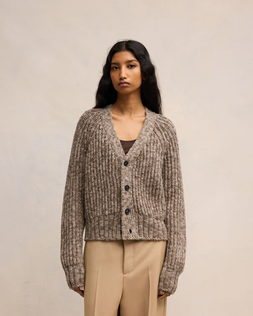 Cardigan A Côtes - Femme - 8 - AMI Paris - Ami Paris