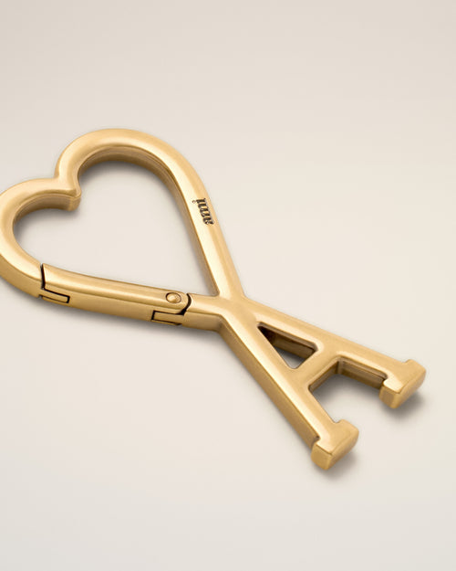 Mosquetón dorado de aluminio Ami de Cœur - Mujer - 4 - AMI Paris - Ami Paris