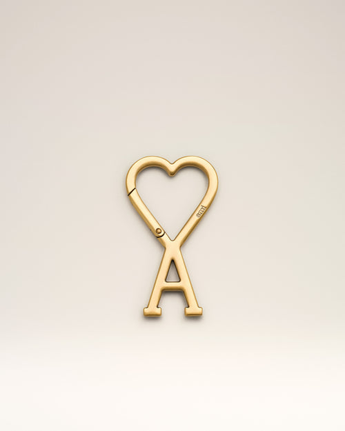 Gold Metal Ami De Coeur Hook Keyring - 1 - Ami Paris