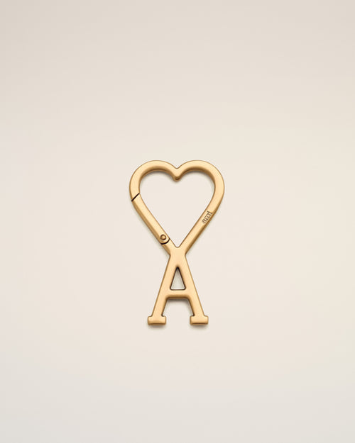 Mosquetón dorado de aluminio Ami de Cœur - Mujer - 3 - AMI Paris - Ami Paris