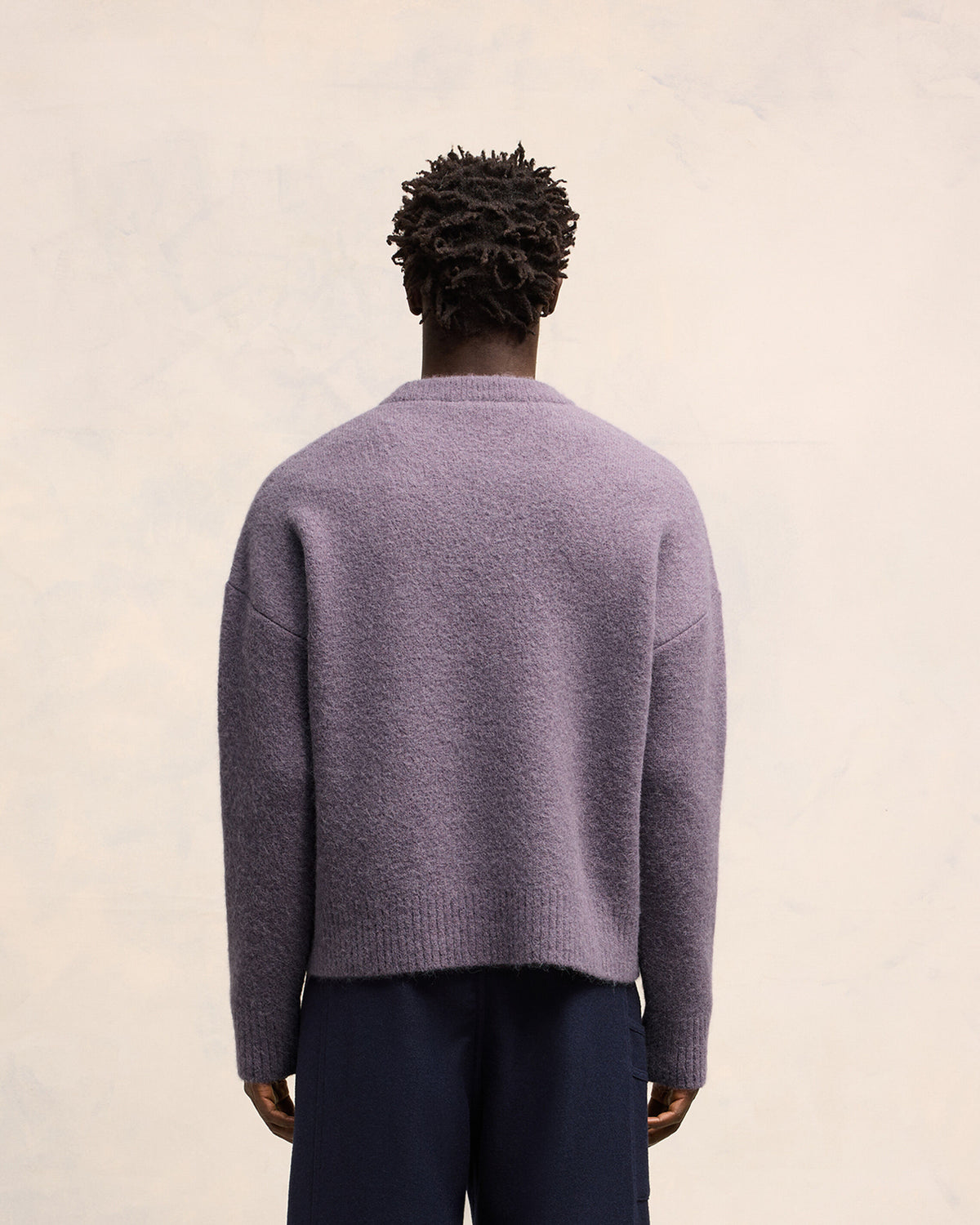 Pull Col Rond Ami de Coeur Ecru - 5