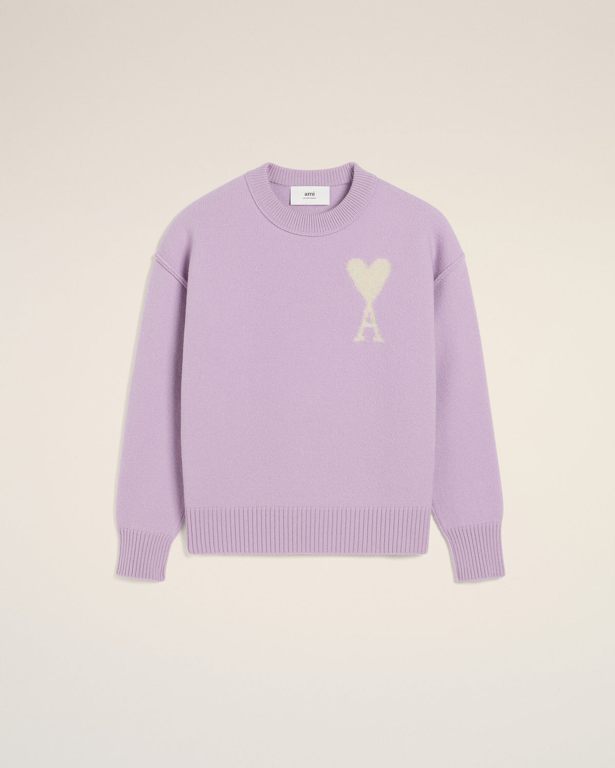 Pull Violet Ami de Coeur En Laine - 7