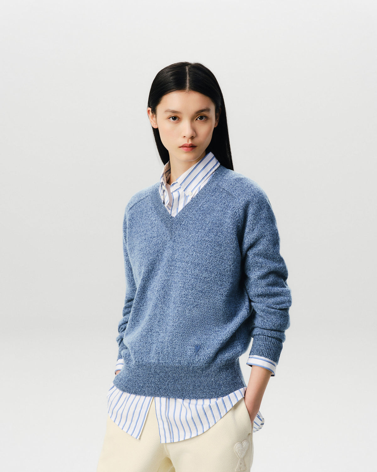 Jersey Ami de Cœur de lana azul - 8