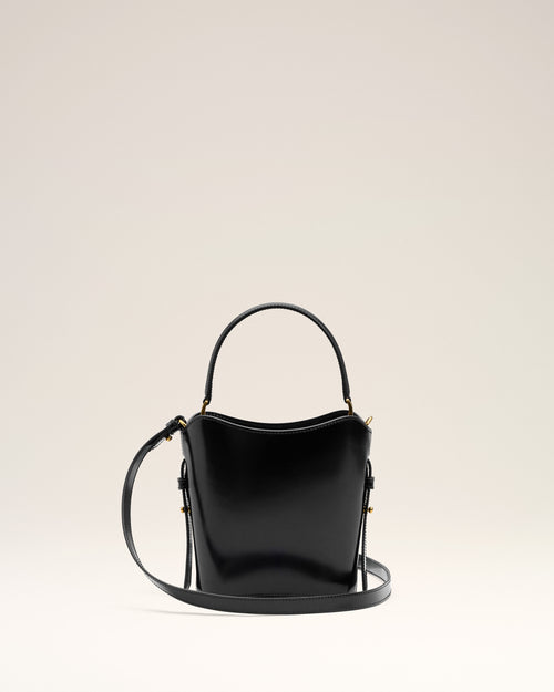 Mini Paris Paris Bucket Bag aus schwarzem Leder - 4 - Ami Paris