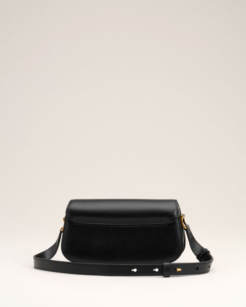 Black Leather Shoulder Bag Paris Paris Bag - 10 - Ami Paris