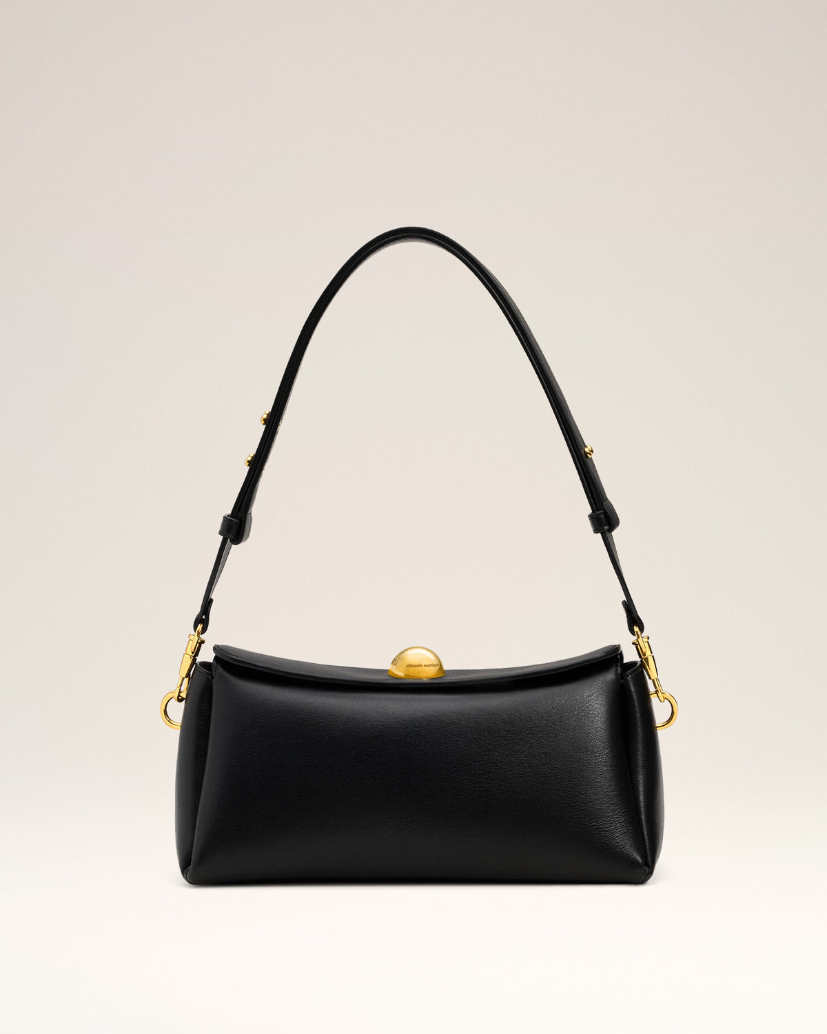 Black cow leather Carrousel bag - 9