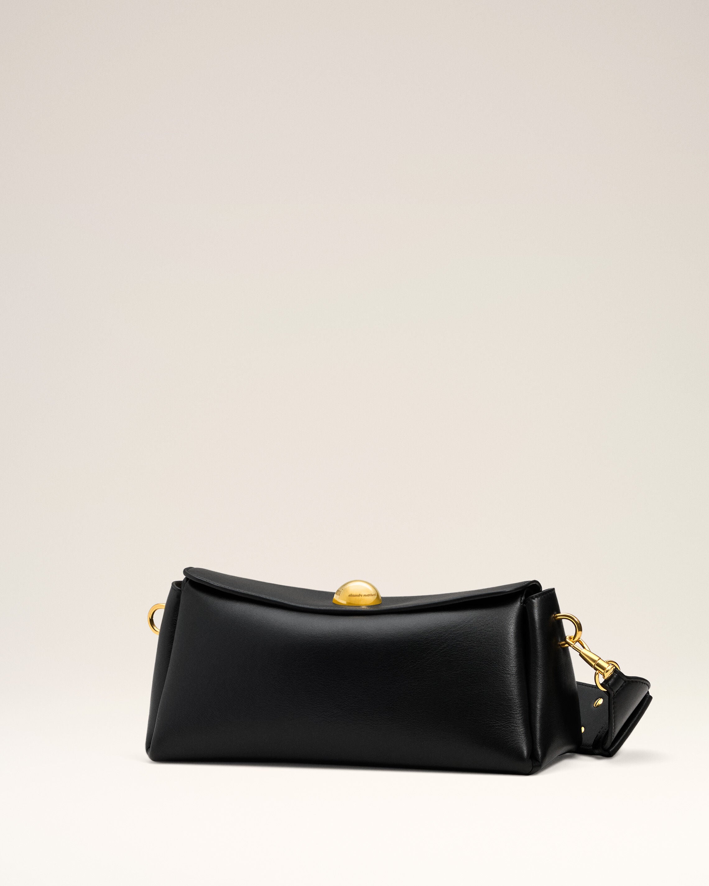 Black cow leather Carrousel bag - 12