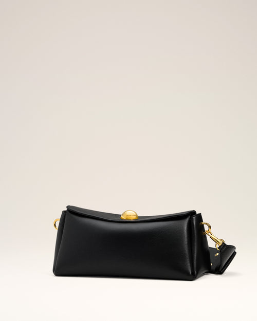 Black cow leather Carrousel bag - Woman - 12 - AMI Paris - Ami Paris