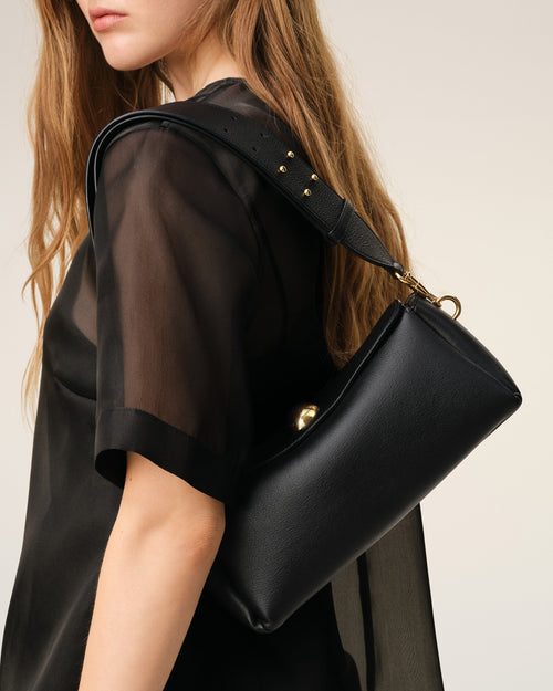 Black Cow Leather Carrousel Bag - 4 - Ami Paris