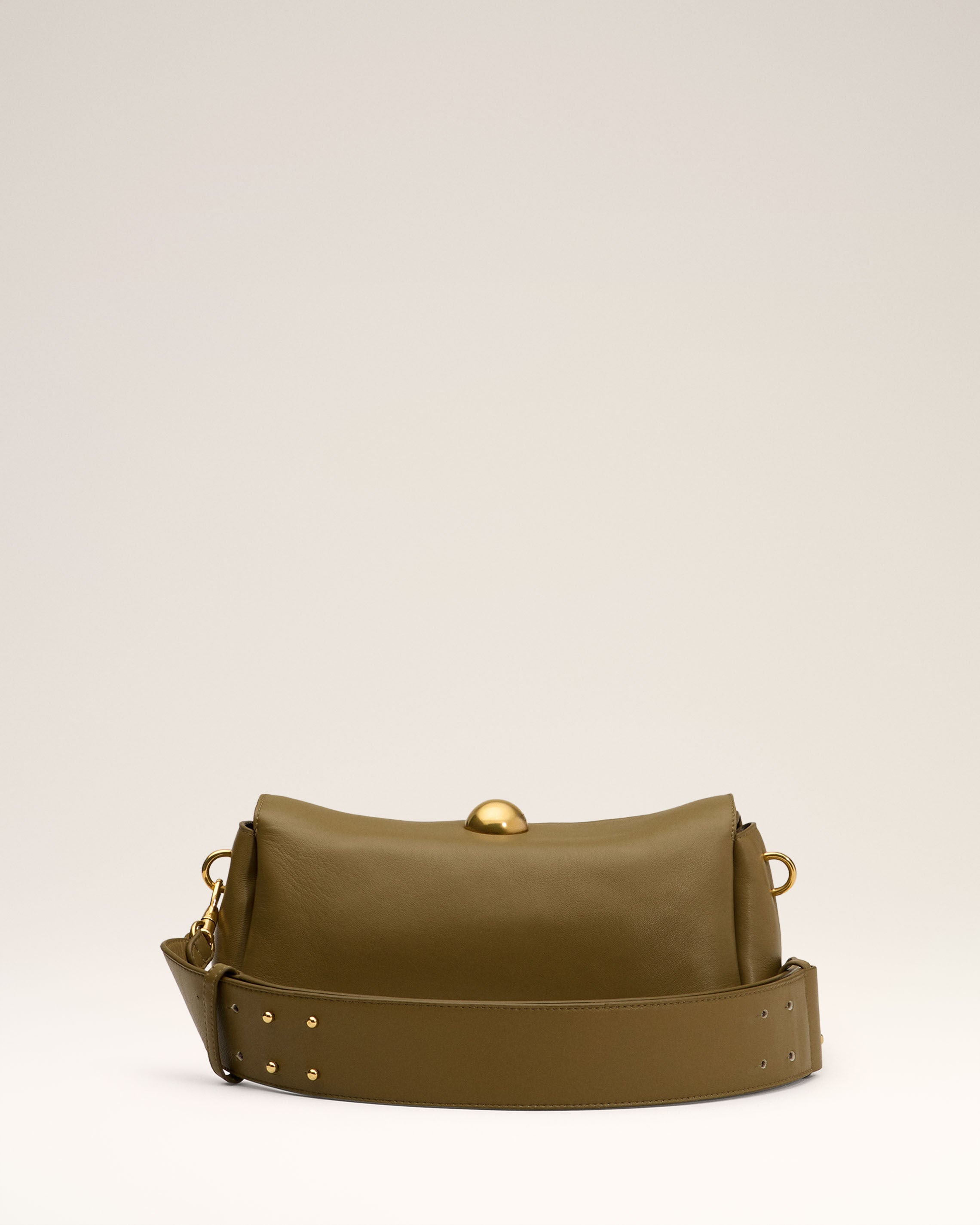 Borsa Carrousel in pelle kaki - 5
