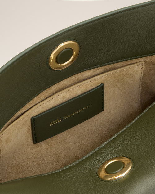 Green Cow Leather Carrousel Bag - 7 - Ami Paris