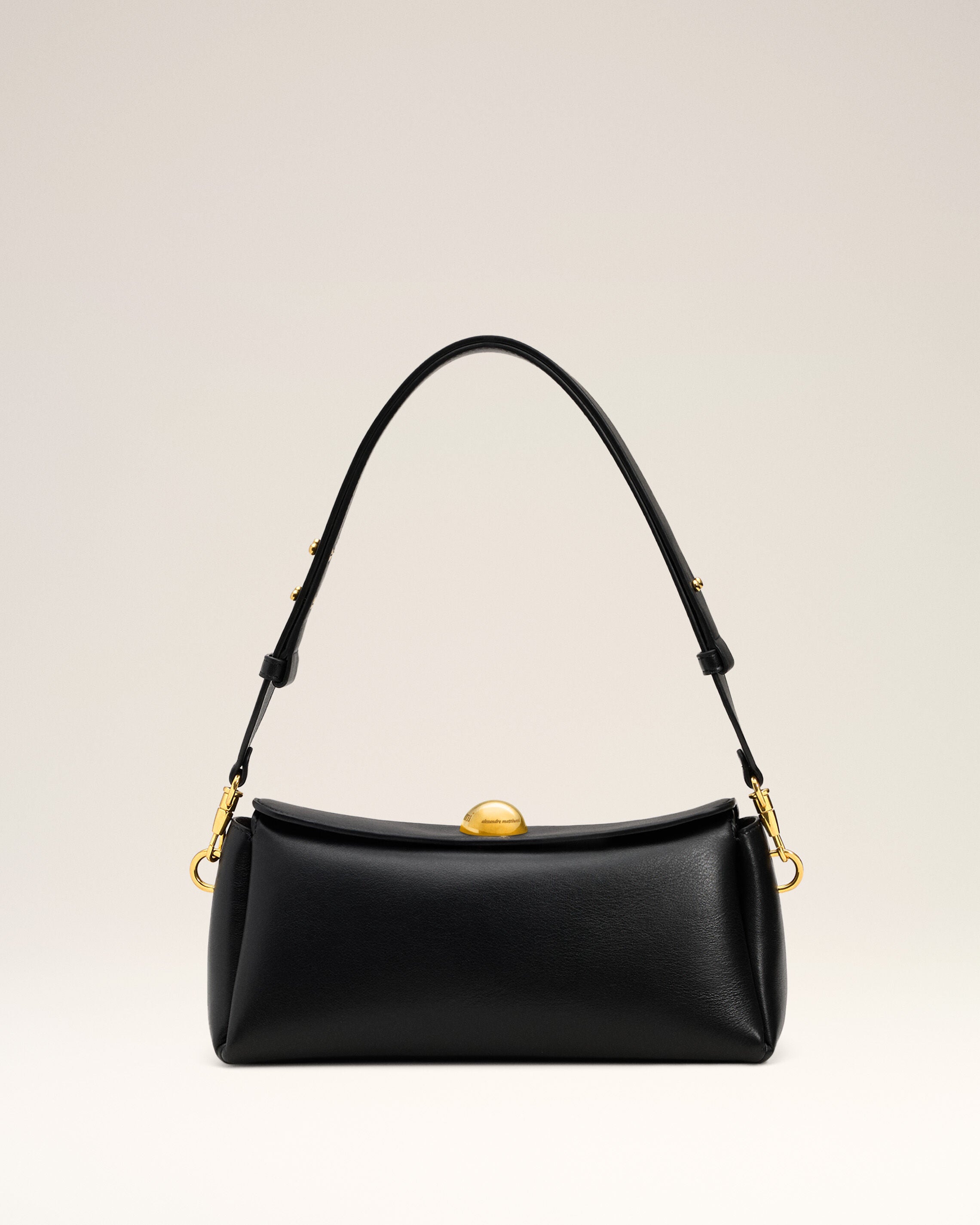 Bolso Carrousel de piel de vaca negra - 9
