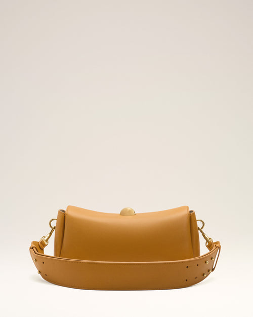 Sac Carrousel Jaune en Cuir De Veau - 11 - Ami Paris