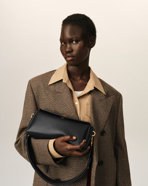 ブラック カーフレザー カルーセル バッグ - 女性 - 10 - AMI Paris - Ami Paris