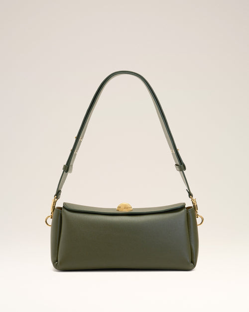                                 Green Cow Leather Carrousel Bag - 3                             - Ami Paris
