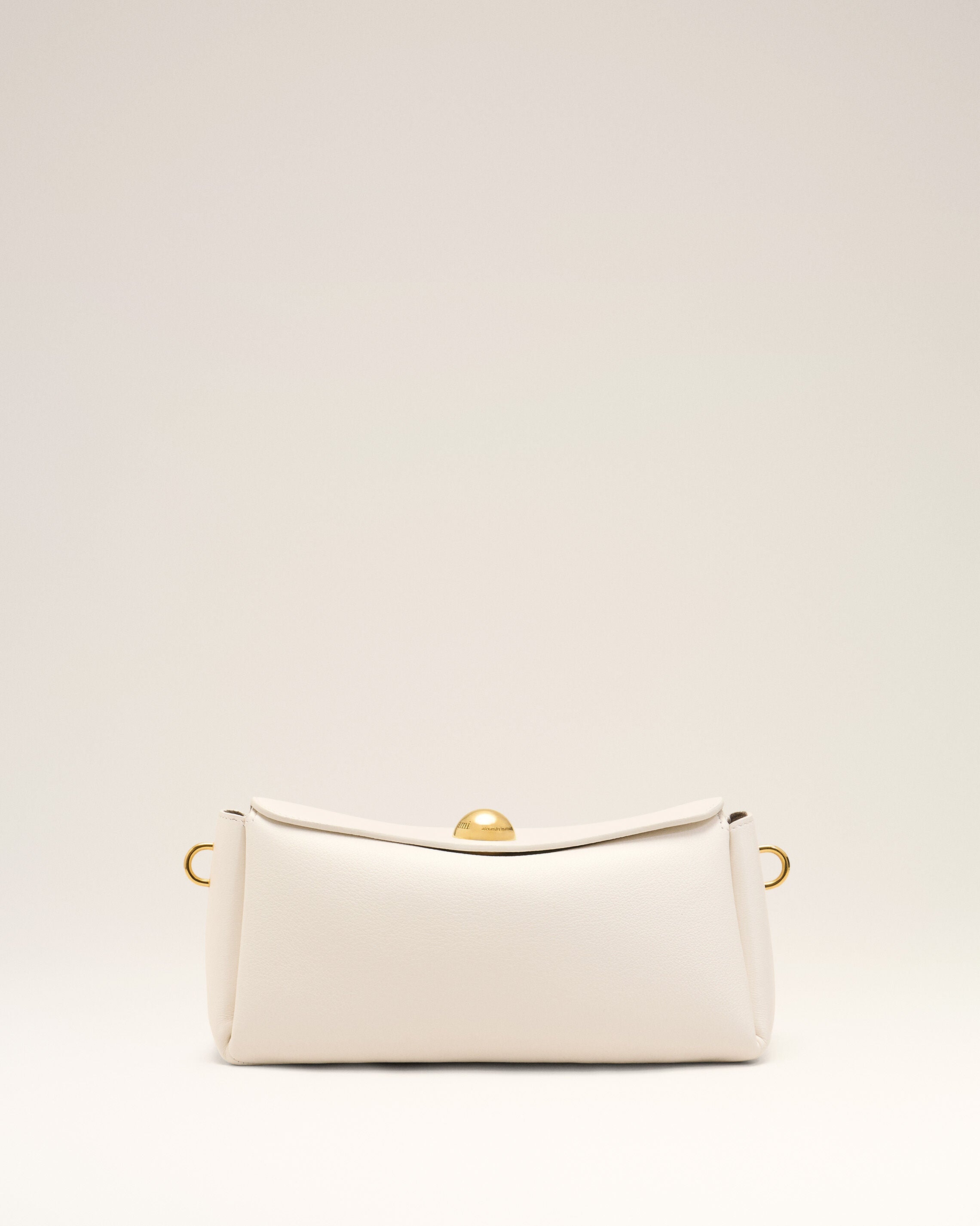 White Cow Leather Carrousel Bag - 3