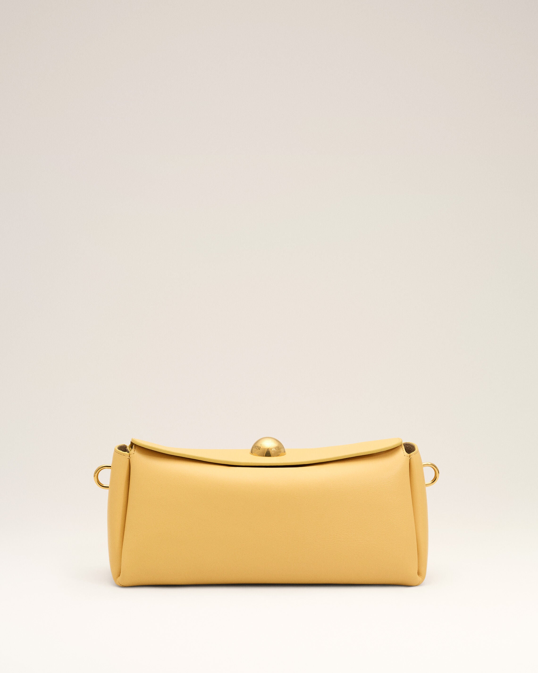 Bolso Carrousel de cuero de becerro amarillo - 10