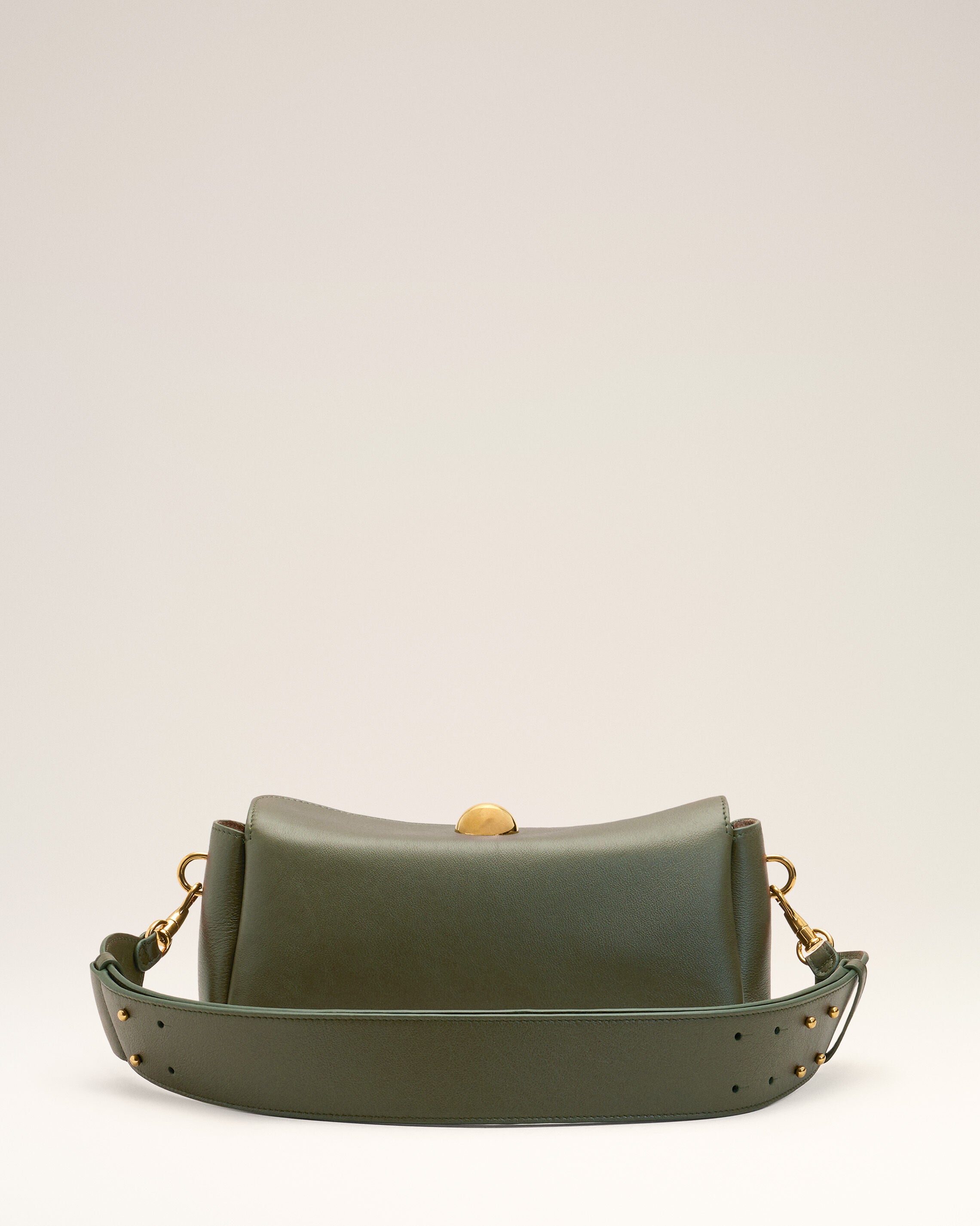 Green Cow Leather Carrousel Bag - 5