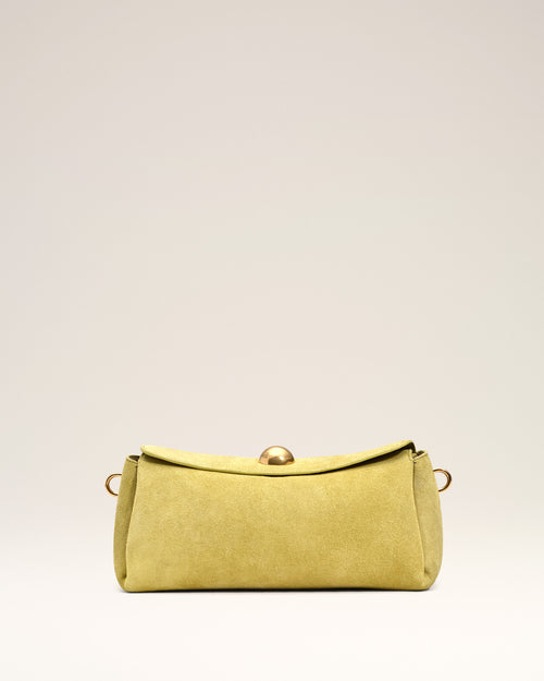 Green Suede Leather Carrousel Bag - 10 - Ami Paris