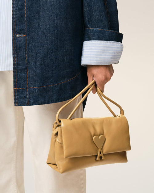 Sac Voulez-Vous Jaune en Cuir De Vachette - 1 - Ami Paris