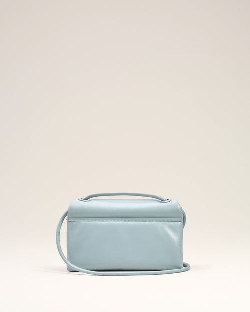 Blue Smooth Leather Voulez Vous Bag - 10 - Ami Paris
