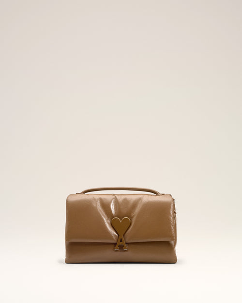                                 Brown Smooth Leather Voulez Vous Bag - 3                             - Ami Paris