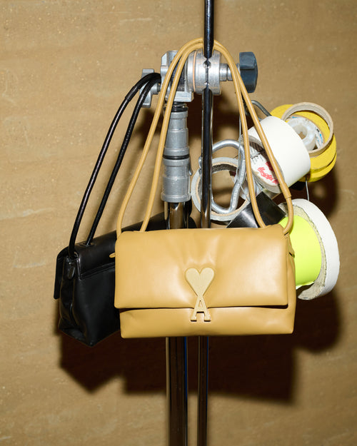 Yellow Cowhide Leather Voulez-Vous Bag - 14 - Ami Paris