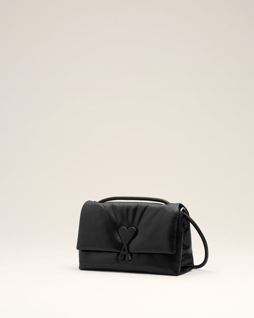 Bolso Voulez-Vous de cuero de vaca negro - Mujer - 9 - AMI Paris - Ami Paris