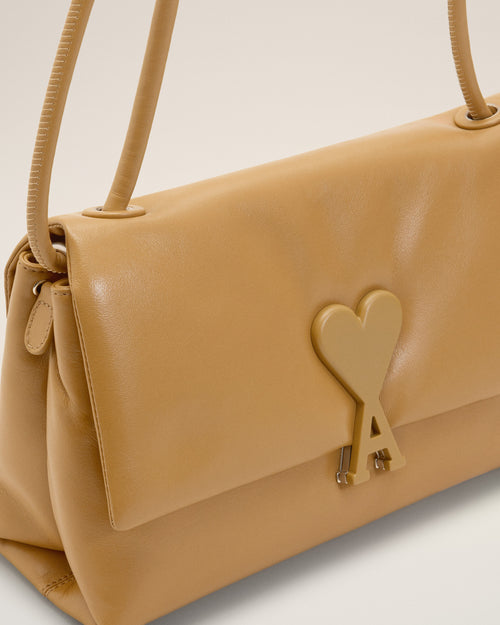 Yellow Cowhide Leather Voulez-Vous Bag - 12 - Ami Paris