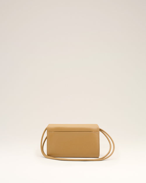 Portafoglio con tracolla Voulez-Vous in pelle bovina gialla - Donna - 9 - AMI Paris - Ami Paris