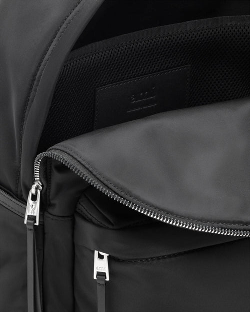 Black Nylon Canvas Marcel Backpack - 12 - Ami Paris