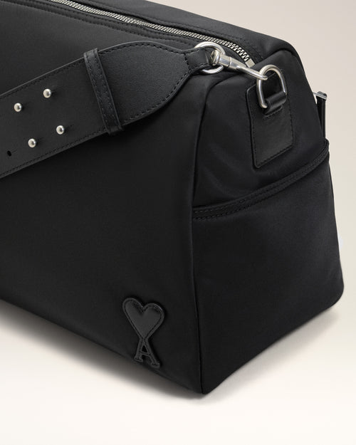 Black Nylon Marcel Large Bag - Woman - 10 - AMI Paris - Ami Paris