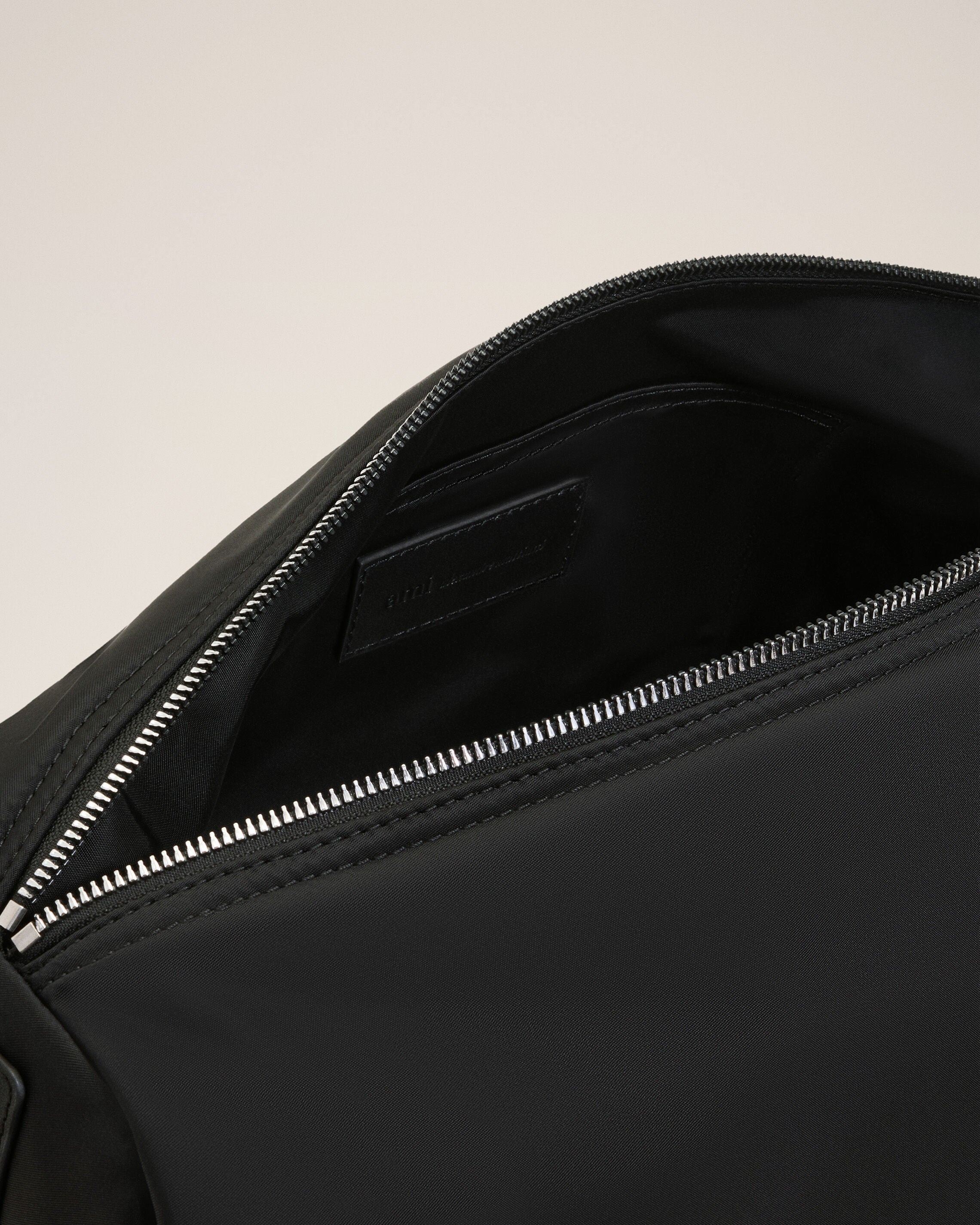 Large Black Nylon Marcel Bag - 6