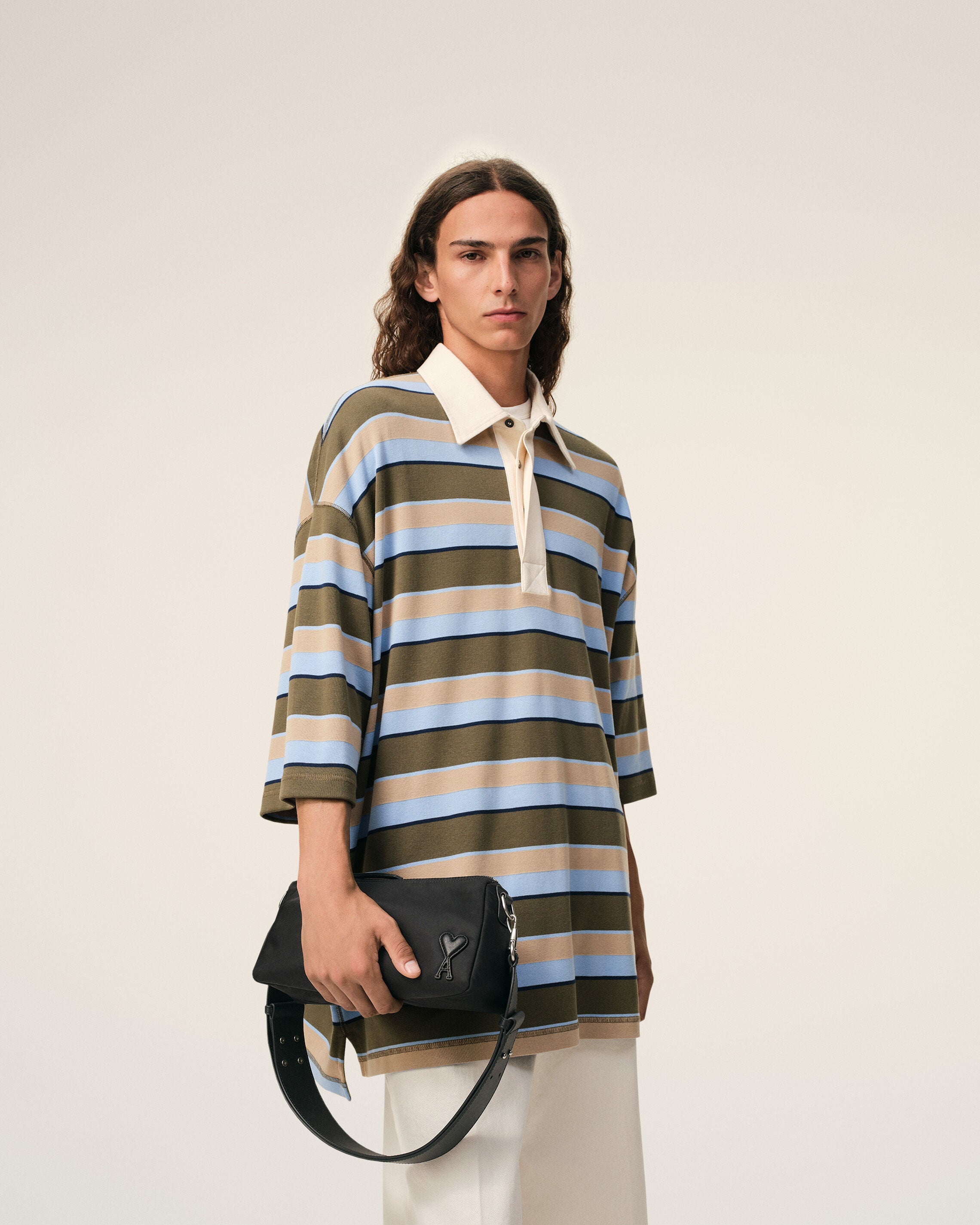 ブラック ナイロン Marcel バッグ ブラック | AMI PARIS