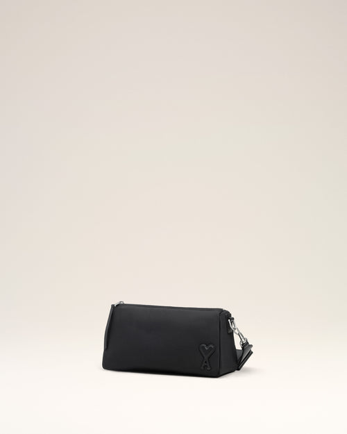 Bolso Marcel de nailon negro - Hombre - 3 - AMI Paris - Ami Paris