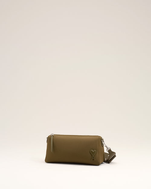 Brown nylon Marcel bag - Man - 3 - AMI Paris - Ami Paris