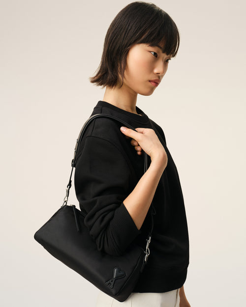                                     Black Nylon Marcel Bag - 3                                 - Ami Paris