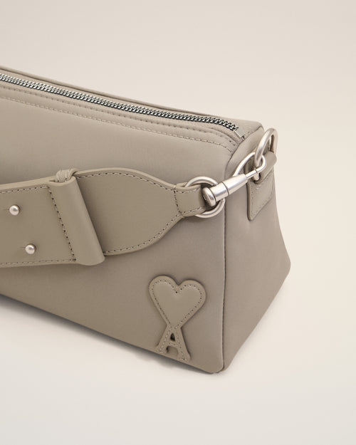 Sac Marcel Gris en Nylon - Femme - 11 - AMI Paris - Ami Paris