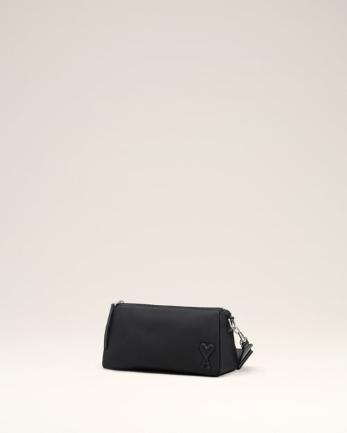 Bolso Marcel de nailon negro - Mujer - 9 - AMI Paris - Ami Paris