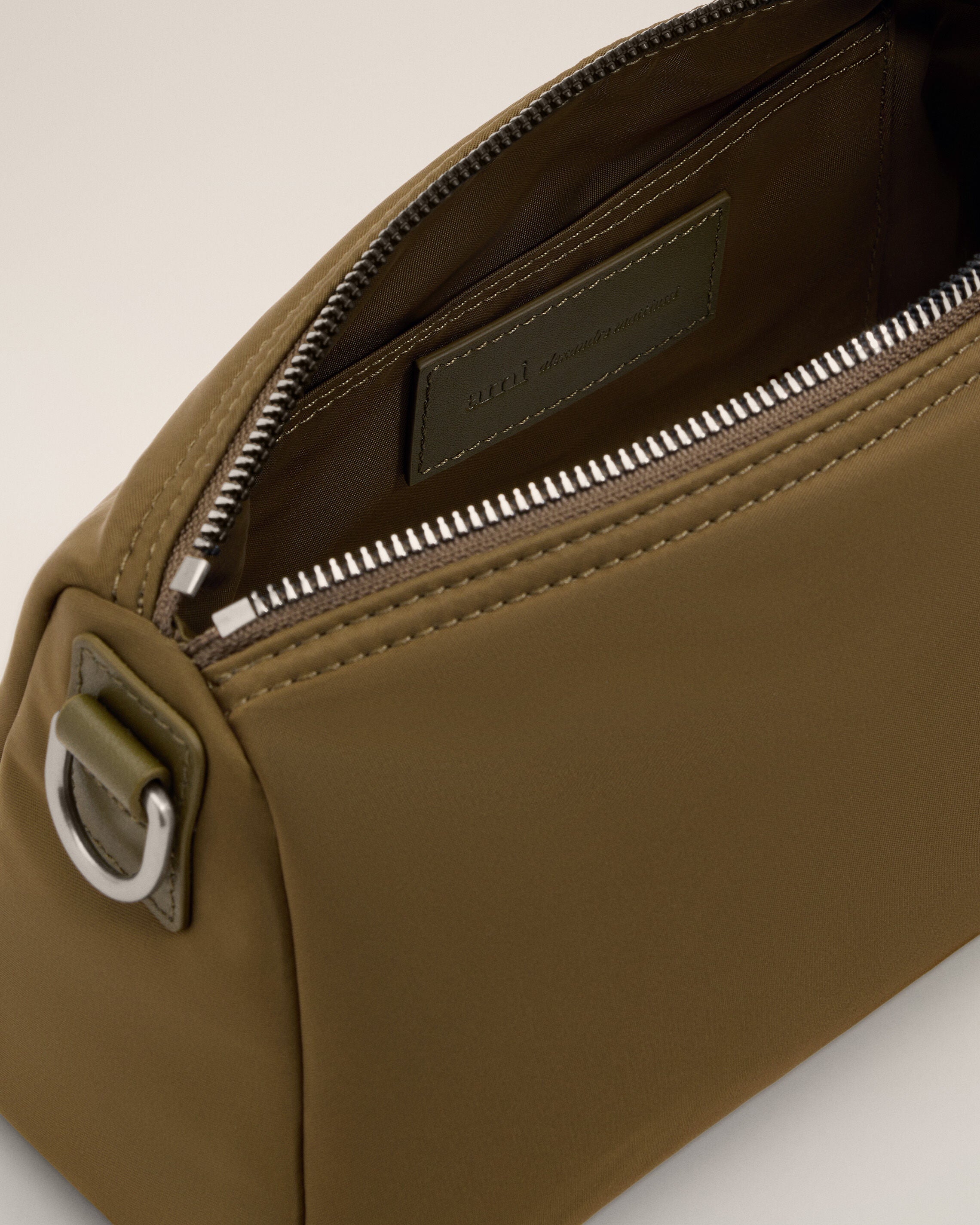 Brown nylon Marcel bag - 6