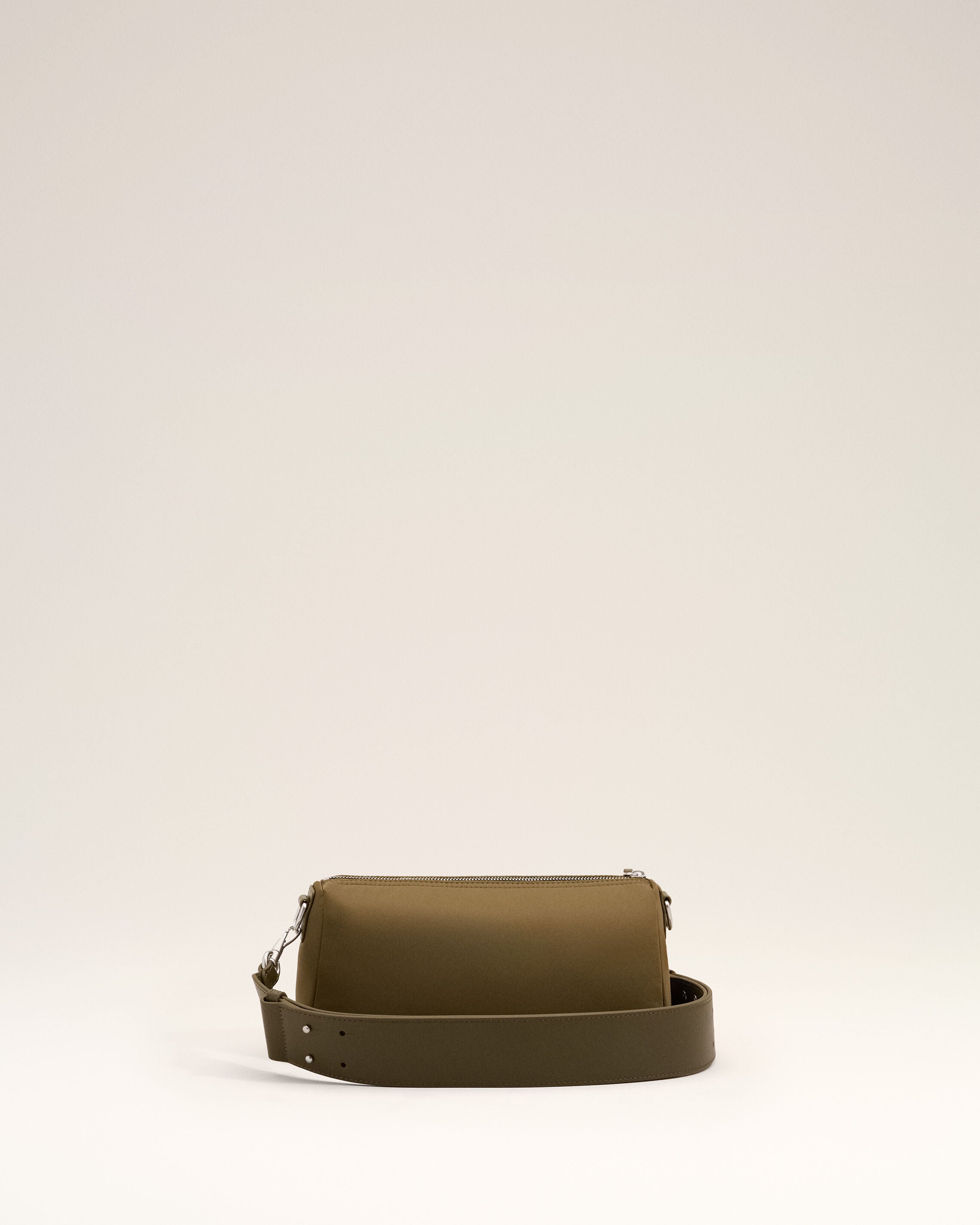 Brown nylon Marcel bag - 4