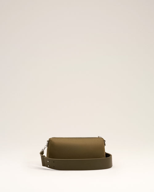 Brown nylon Marcel bag - Man - 4 - AMI Paris - Ami Paris