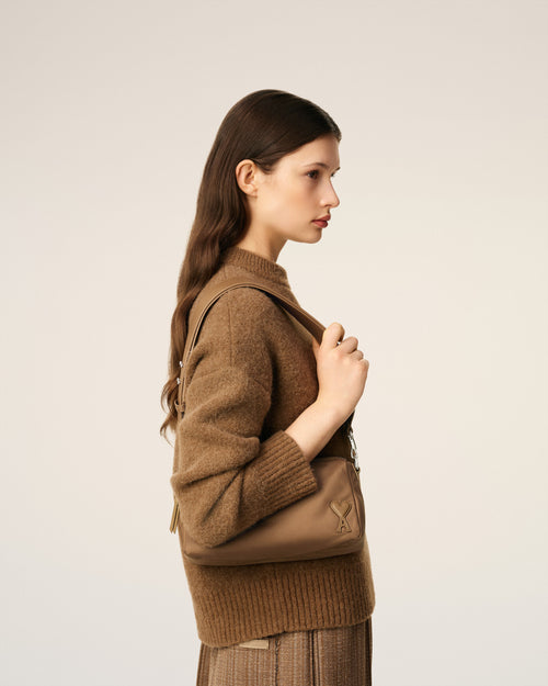                                     Brown Nylon Canvas Marcel  Bag - 3                                 - Ami Paris